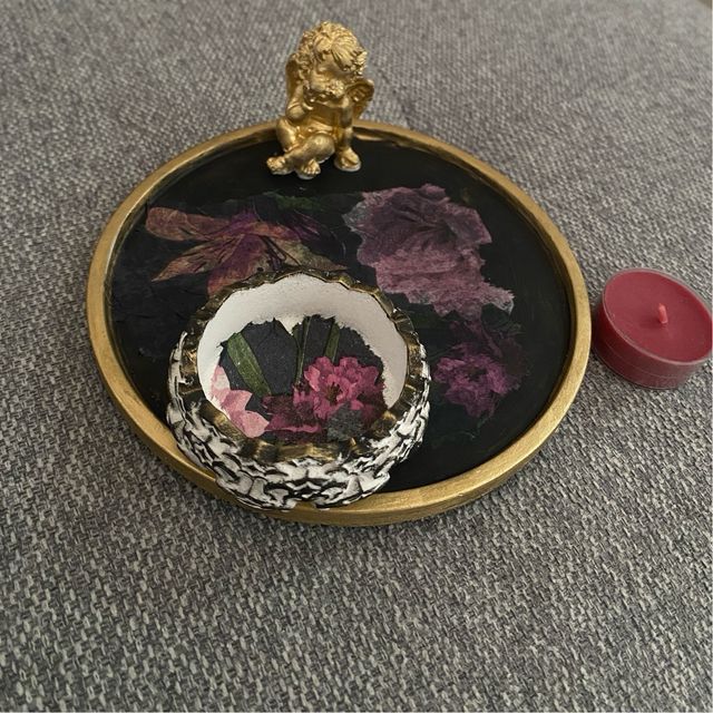 Porta vela hecha a mano