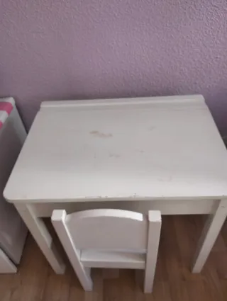 Pupitre Infantil Blanco Ikea