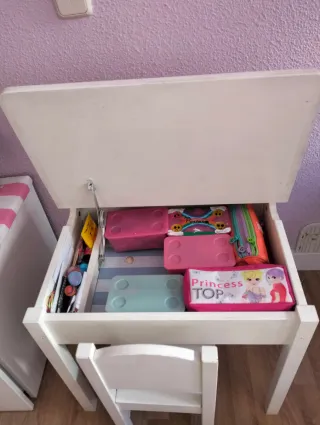 Pupitre Infantil Blanco Ikea