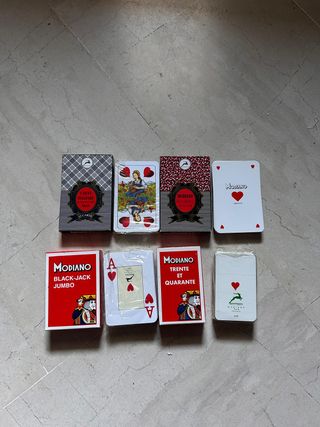 4 mazzi di carte Modiano