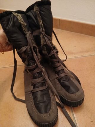 Stivali da neve marroni usati 2 volte 