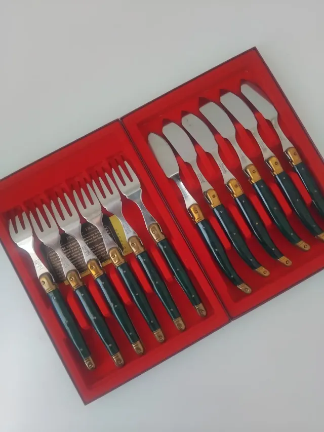 Cubertería Laguiole pescado 6 pax