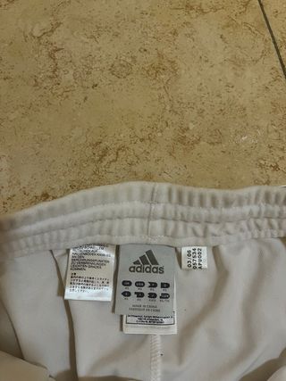 Adidas Pantalones Blancos Vintage