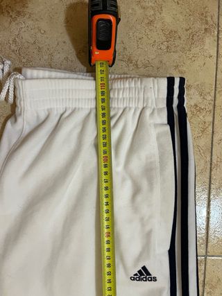 Adidas Pantalones Blancos Vintage