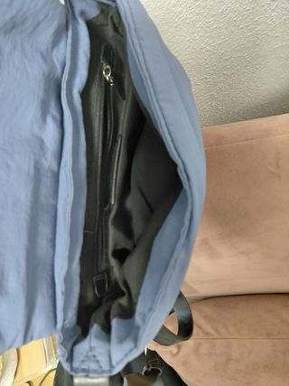 Bolso bandolera acolchado azul
