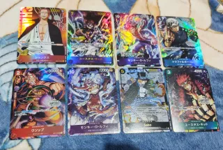 Cartas One Piece (P). Varios modelos.