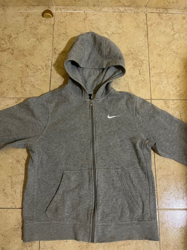 Sudadera Nike Gris con Cremallera
