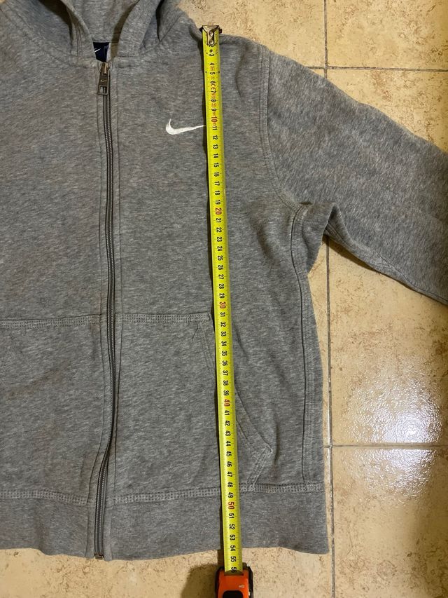 Sudadera Nike Gris con Cremallera