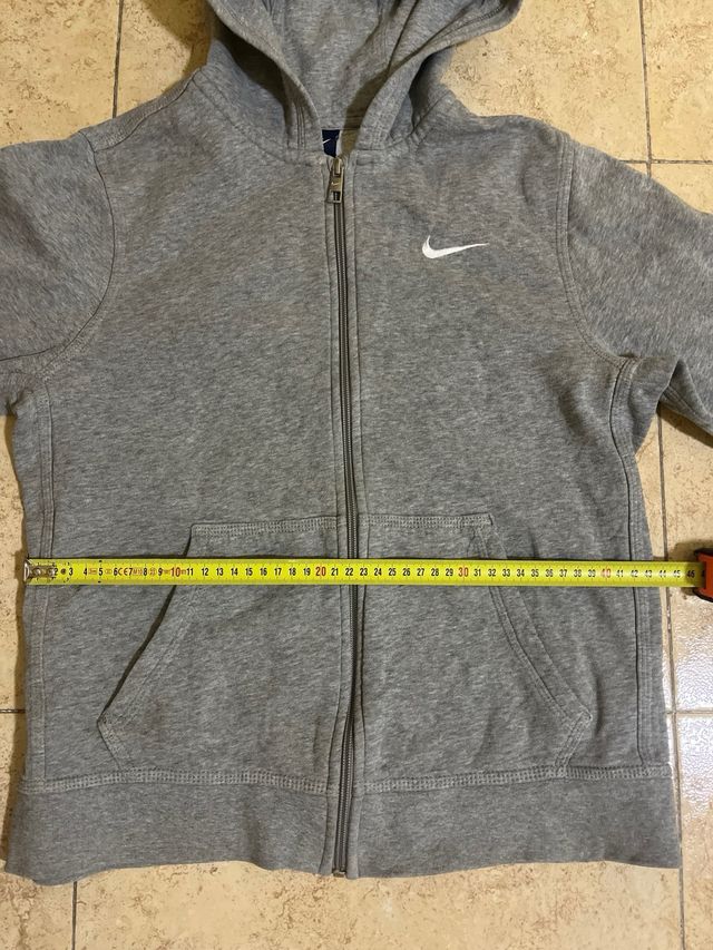 Sudadera Nike Gris con Cremallera