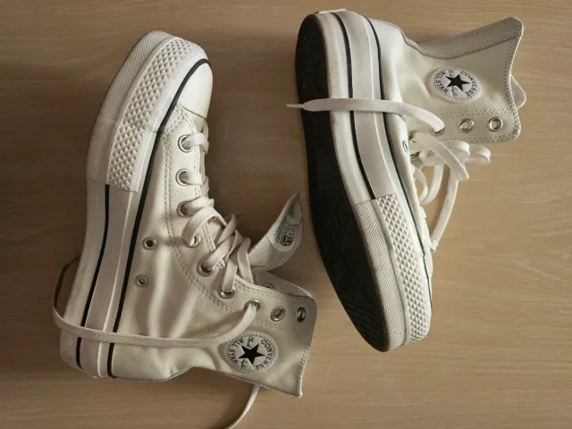 Converse All Star Donna Tg. 36 Bianche