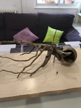 Tronco decorativo para acuario