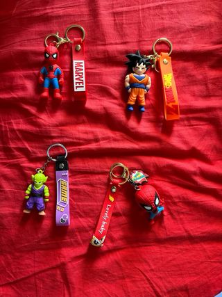 Portachiavi Spiderman & Dragonball