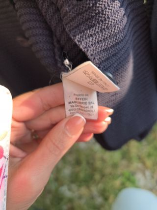 Cardigan VIVIEN blu taglia xxxl