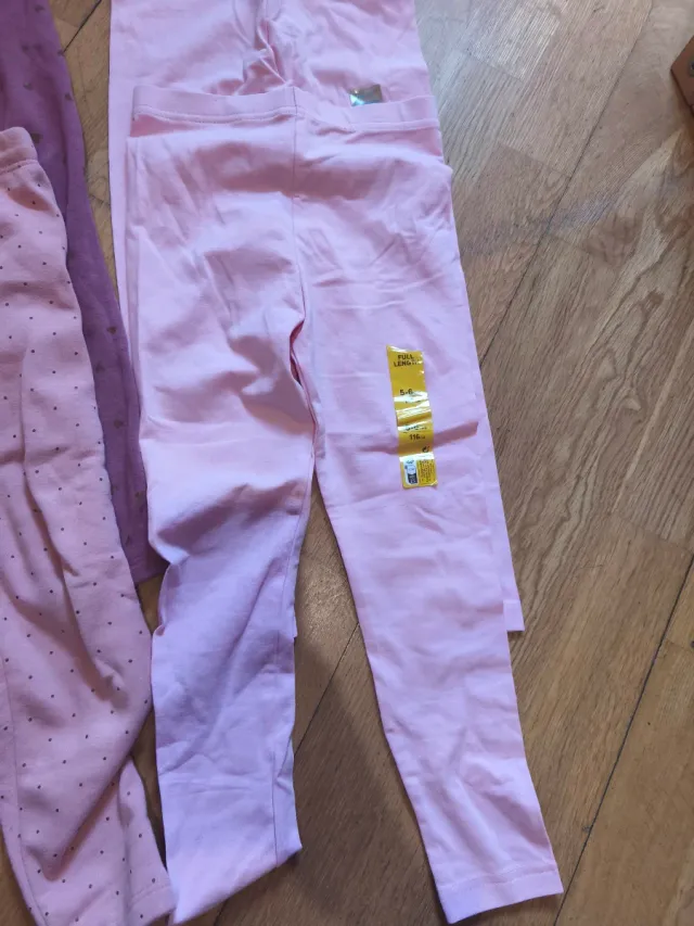Lote 4 leggings niña