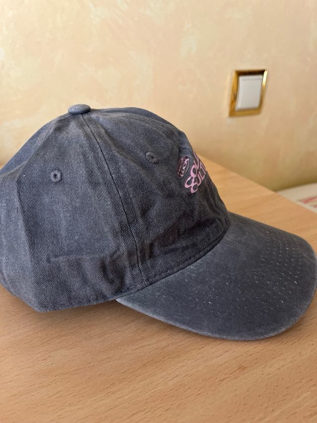 Gorra Vintage Cold Culture Rosa y Gris