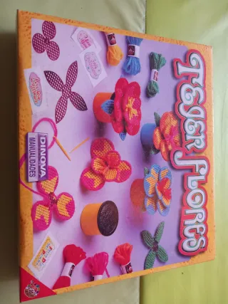 Juego para tejer flores