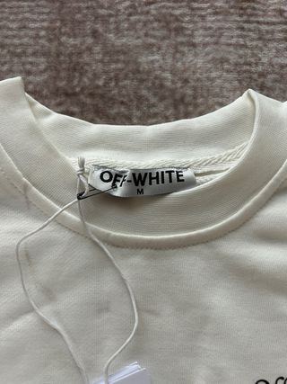 Felpa Off-White x KAWS bianca