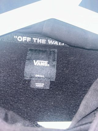 Sudadera Vans Negra con Logo