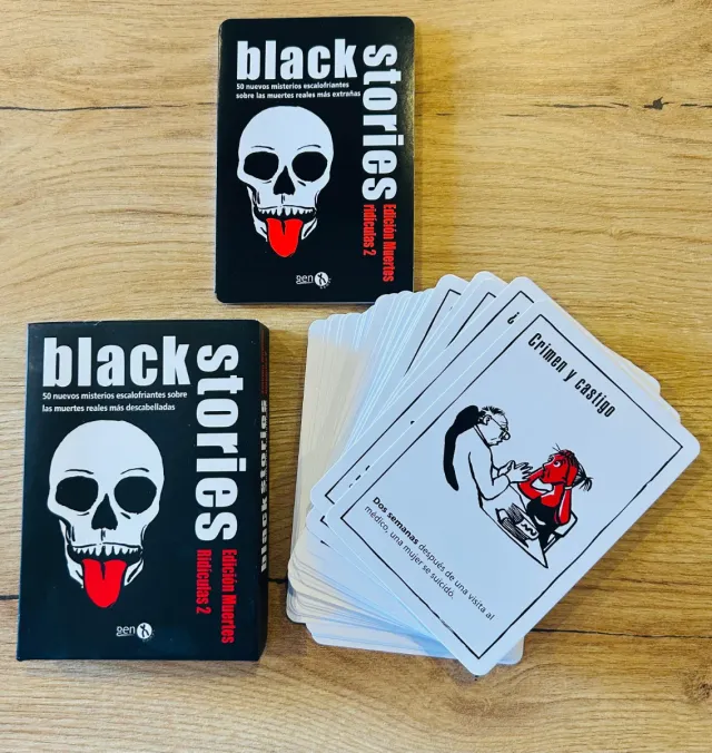 Black Stories Muertes Ridículas 2 Juego Cartas