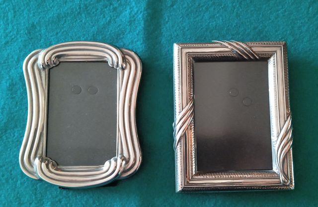 2 Cornici per Foto Argentate