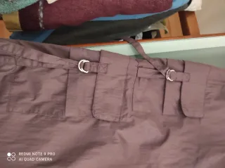 Pantalones Cargo Parachute Zara Lilas