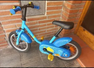 Bicicleta infantil azul 3-5 años