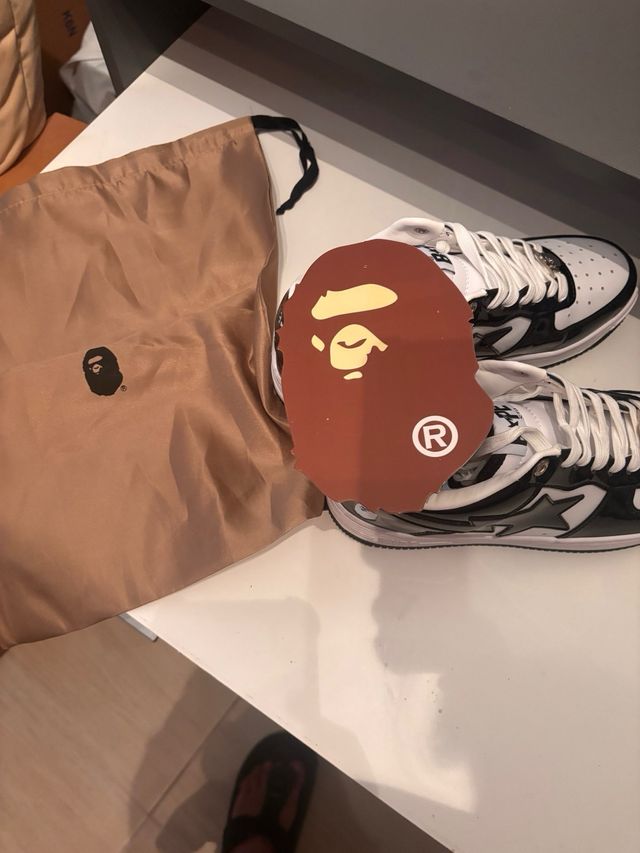 Zapatillas BAPE 39 Nuevas con caja y bolsa de tela