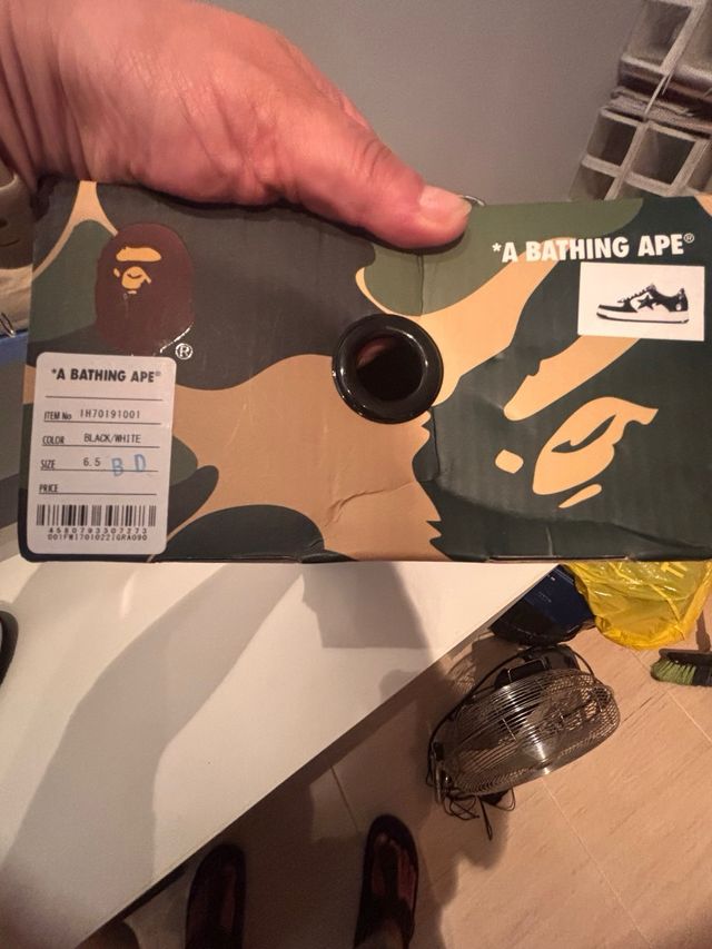 Zapatillas BAPE 39 Nuevas con caja y bolsa de tela