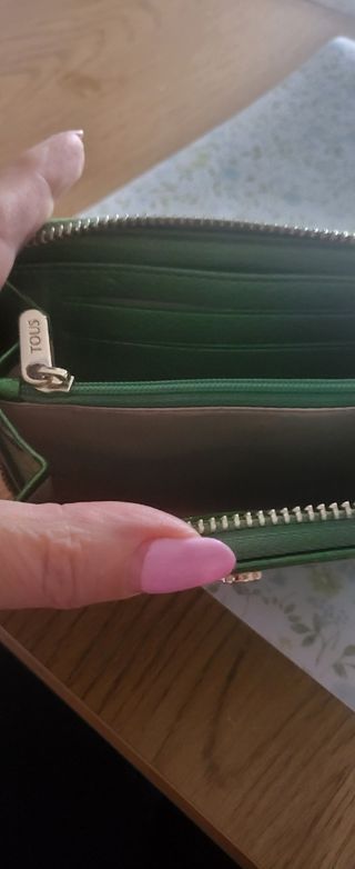 Monedero Tous Verde BrillanteMedidas13×10cm