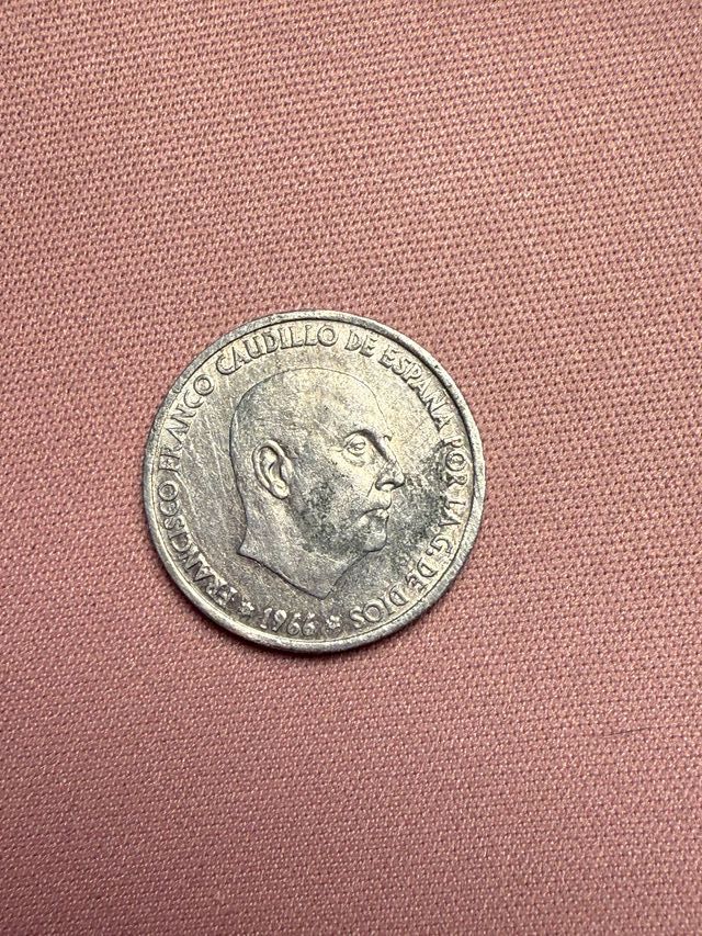 Moneda Franco 50 Céntimos 1966