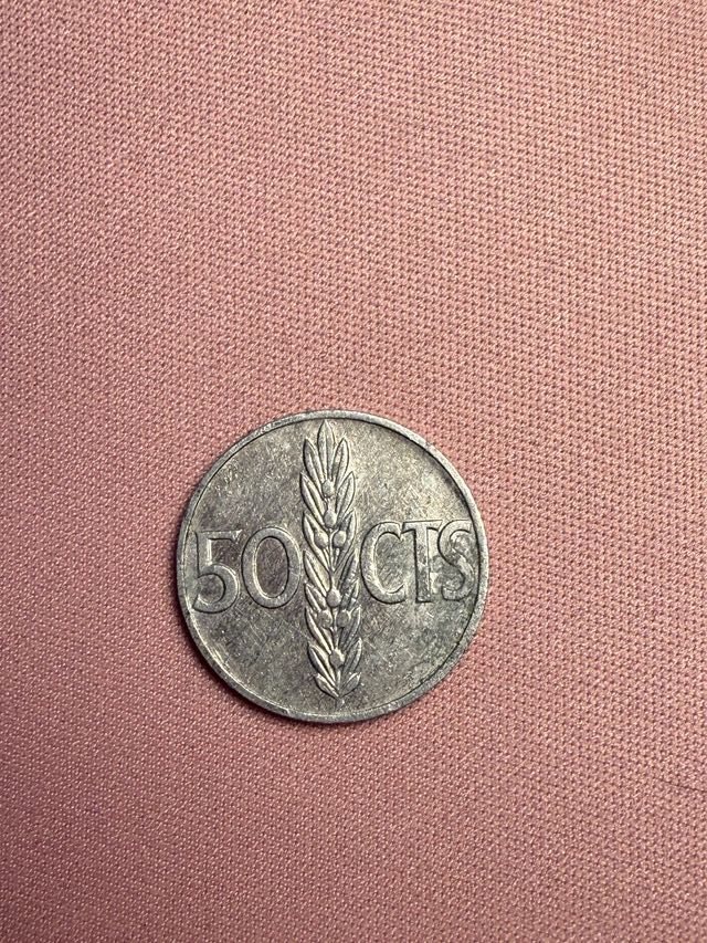 Moneda Franco 50 Céntimos 1966