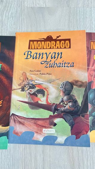 Pack 3 libros MONDRAGO en euskera