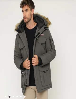 Chaqueta parka Geographical Norway gris