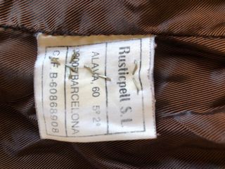 Chaqueta de ante marrón Talla 38