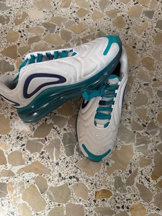 Zapatillas Nike Air Max Blancas y Turquesa