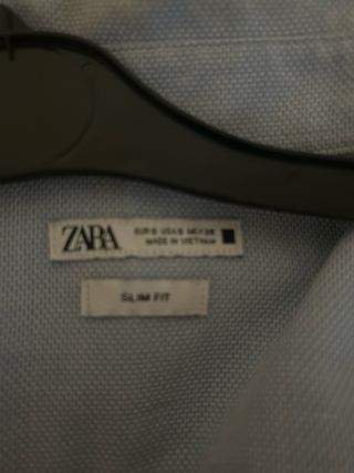 Camisa Zara Azul Talla M