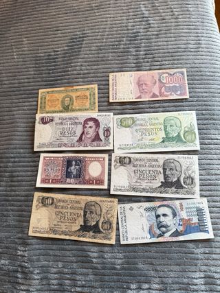 Lotes de Billetes Argentinos Antiguos