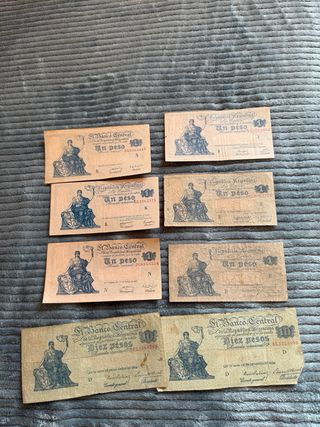 Lotes de Billetes Argentinos Antiguos