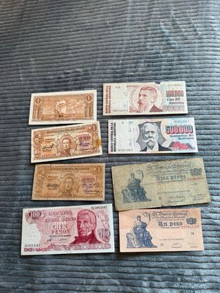 Lotes de Billetes Argentinos Antiguos