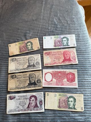 Lotes de Billetes Argentinos Antiguos