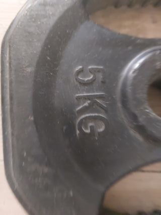 2 Pesas Body Pump 5 kg