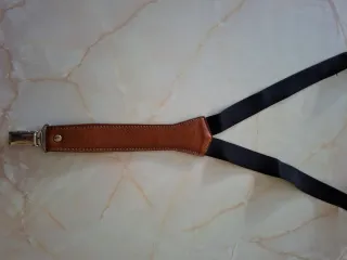 Tirantes de piel sintética y goma para pantalones 