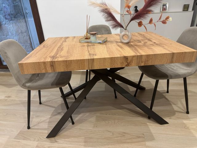 Tavolo allungabile legno e marrone