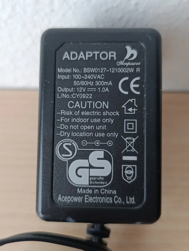 Cargador ordenador portátil 12W