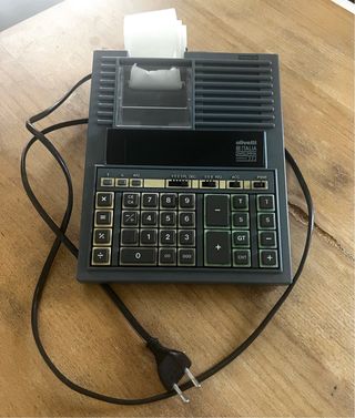 Calcolatrice Olivetti Divisumma 332 Vintage