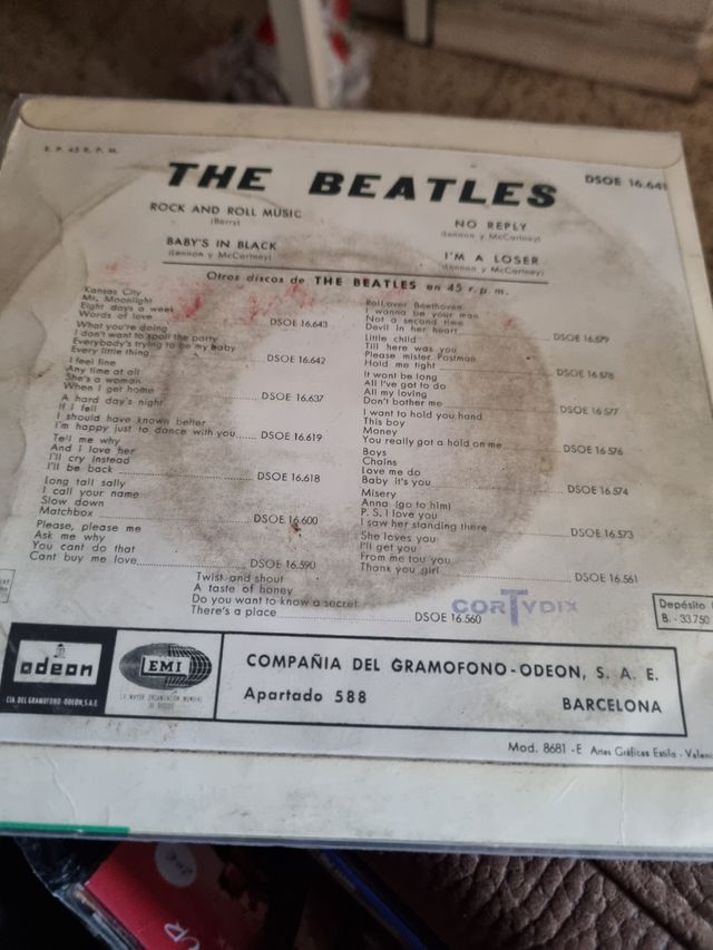 Vinilo EP The Beatles - Rock and Roll Music Cover