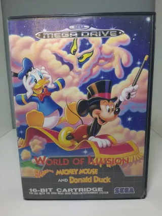 World of Illusion Starring Mickey & Donald - Sega 