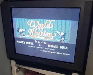 World of Illusion Starring Mickey & Donald - Sega 