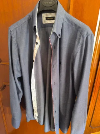 Camisa Carbono Man Azul/Cinza