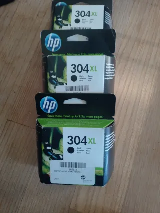 3 Cartuchos Tinta HP 304XL Negro